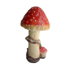 Smiley 14 Inch Big Mushroom Decoration -Plant Life Decor Shop WNG SMILY BIG MUSHROOM 7