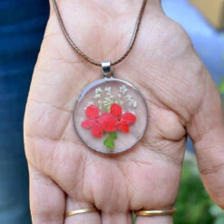 Whiff Of Amour Real Dried Flower Necklace -Plant Life Decor Shop Whiff of amour 4