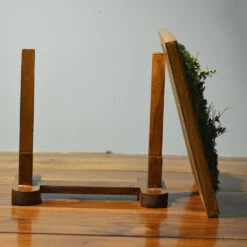 Wily Magenta Tabletop Preserved Moss Frame With Stand 7 Wily Magenta Tabletop Preserved Moss Frame With Stand -Plant Life Decor Shop Wily Magenta 4