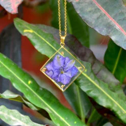 Wisteria Whispers Real Dried Flower Necklace