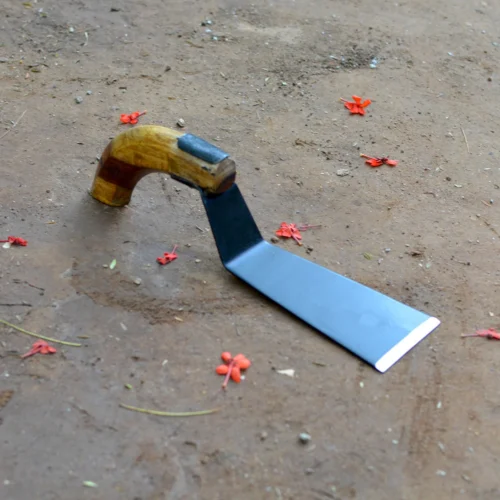 Khurpa With Wooden Handle