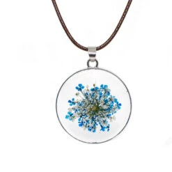 A Briny Splash Real Dried Flower Necklace -Plant Life Decor Shop a briny splash 5