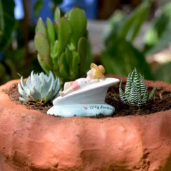 Miniature Boy Sleeping Decor 6 Miniature Boy Sleeping Decor -Plant Life Decor Shop boysleepingonpaperplane 2