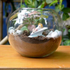 Miniature Boy Sleeping Decor 7 Miniature Boy Sleeping Decor -Plant Life Decor Shop boysleepingonpaperplane 4