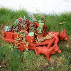 Bullock Cart Pot Stand 9 Bullock Cart Pot Stand -Plant Life Decor Shop bullock stand 6