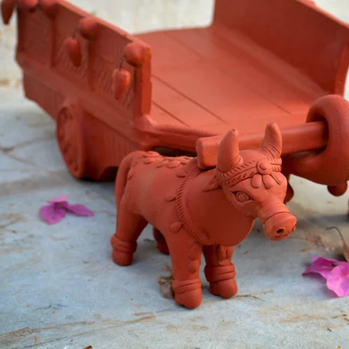 Bullock Cart Pot Stand -Plant Life Decor Shop bullock stand 8