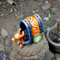 Decorative Bullock Cart Decor -Plant Life Decor Shop bullockcart 3