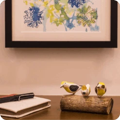 Bird Stand - Baya Weaver -Plant Life Decor Shop cc bs bw 2