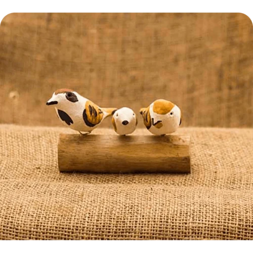 Bird Stand - House Sparrow -Plant Life Decor Shop cc bs hs 3