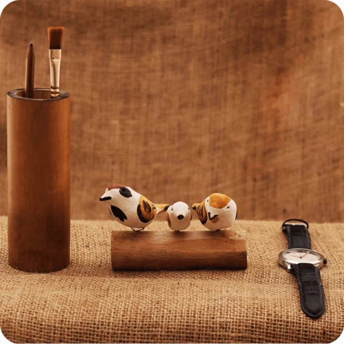 Bird Stand - House Sparrow -Plant Life Decor Shop cc bs hs 4