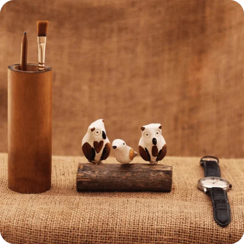 Bird Stand - Owl -Plant Life Decor Shop cc bs ow 4