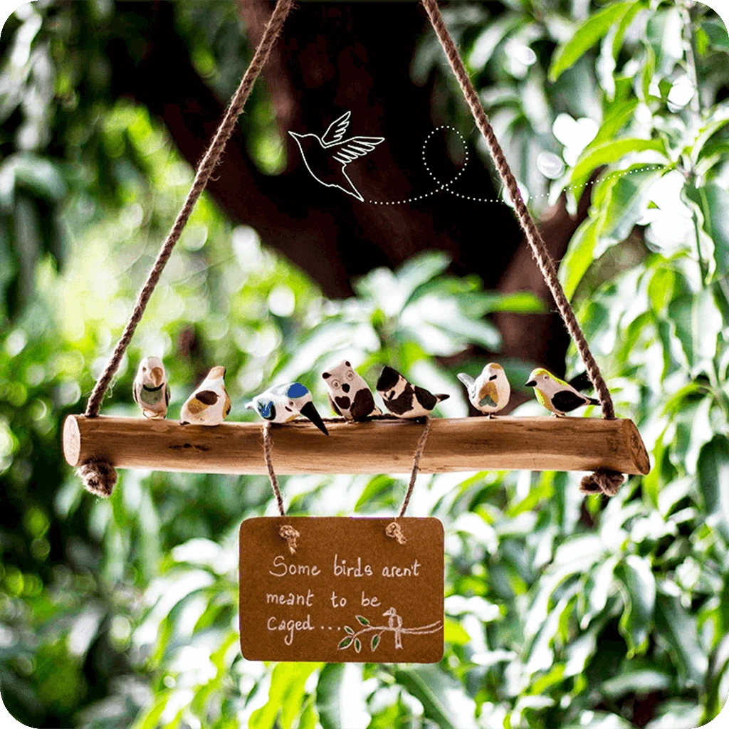 Peppy Pops - Bird Hanging 2 Peppy Pops - Bird Hanging - Image 2