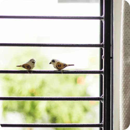 Peppy Pops - House Sparrow ( A Pair) -Plant Life Decor Shop cc pp hs 4