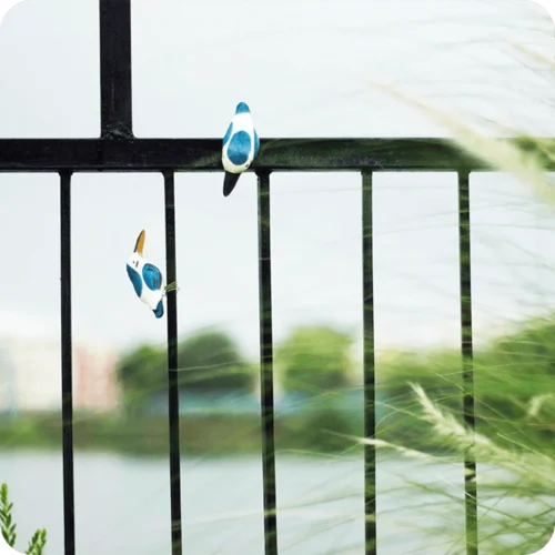 Peppy Pops - Kingfisher (A Pair) -Plant Life Decor Shop cc pp kf 4