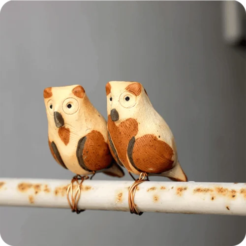 Peppy Pops - Owl (A Pair) -Plant Life Decor Shop cc pp ow 10