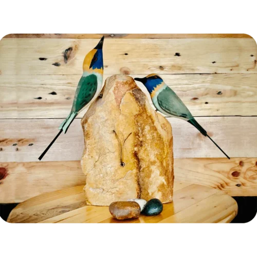 Exotic Bee Eater Stone Base Table Tops -Plant Life Decor Shop cc tts be2 2