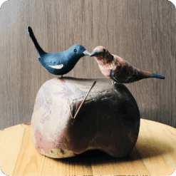 Exotic Indian Robin Stone Base Table Tops -Plant Life Decor Shop cc tts ir2 2