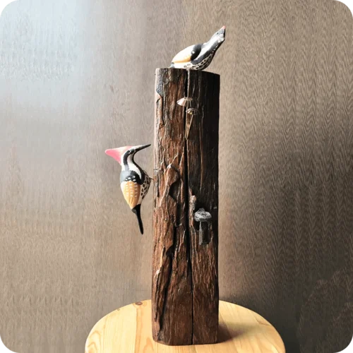 Exotic Woodpecker Wooden Base Table Tops 9 Exotic Woodpecker Wooden Base Table Tops -Plant Life Decor Shop cc ttw wp2 1