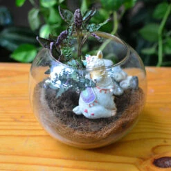 Miniature Cute Llama Sitting Decor -Plant Life Decor Shop cute llama sitting 4