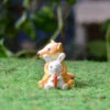 Miniature Fox Cuddling Rabbit – Cute Resin Decor For Gardens & Gifts