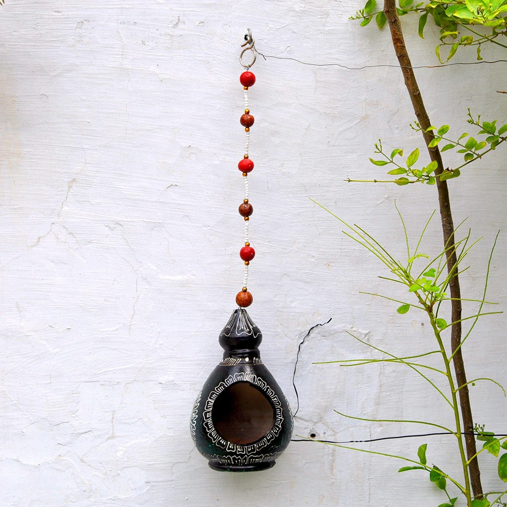 Decorative Terracotta Lamp Holder Decor 3 Decorative Terracotta Lamp Holder Decor - Image 3