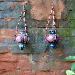 Decorative Hanging Matki (Set Of 2)
