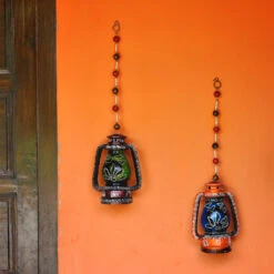 Decorative Terracotta Lantern (Set Of 2) Decor
