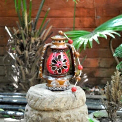 Decorative Terracotta Lantern