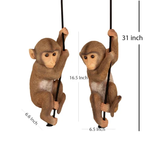 Monkey Climbing Rope Decor -Plant Life Decor Shop monkey climbing rope decor 4