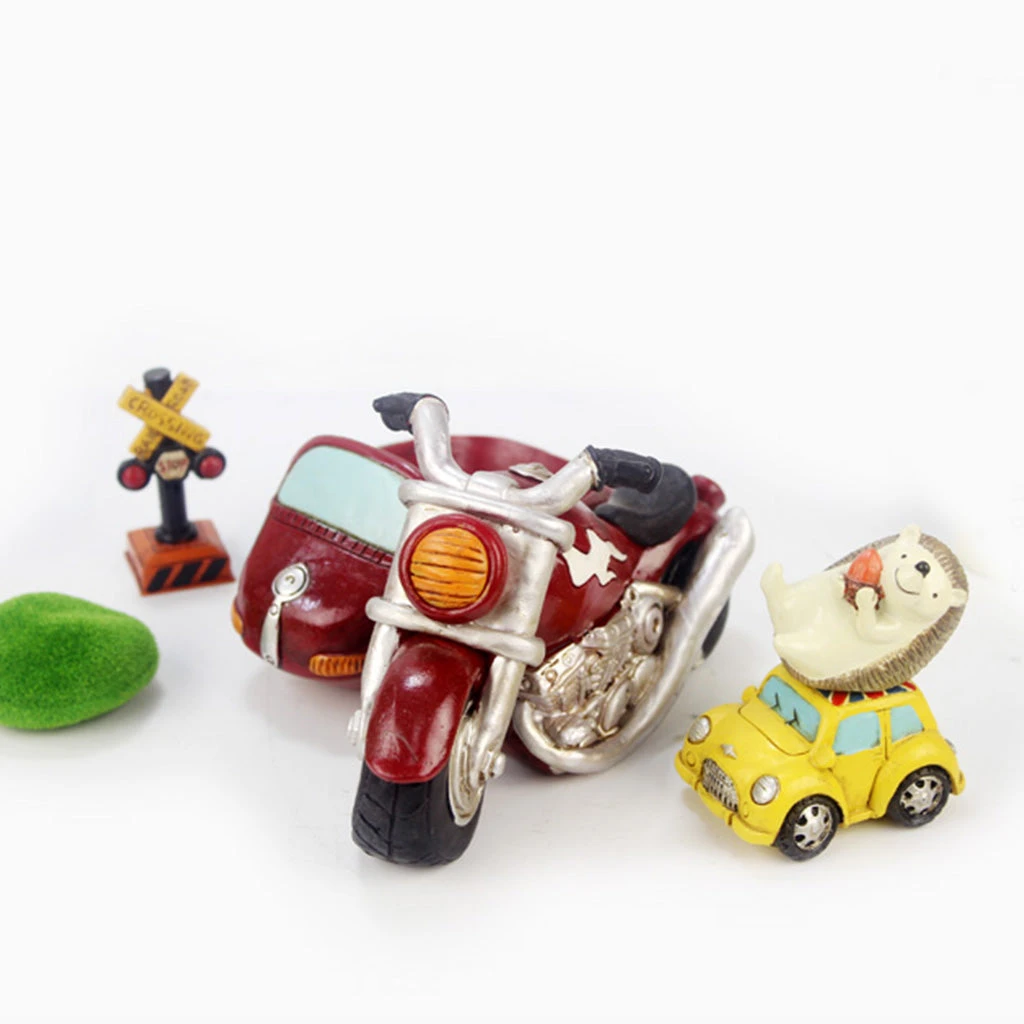 Racing Bike Resin Succulent Pot 1 Racing Bike Resin Succulent Pot