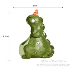 Cute Dinosaur Resin Succulent Pot -Plant Life Decor Shop resin dinosaur cute 3