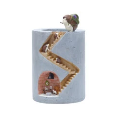 Hedgehog Family Home Resin Succulent Pot 5 Hedgehog Family Home Resin Succulent Pot -Plant Life Decor Shop resin hedgehog family in home 4