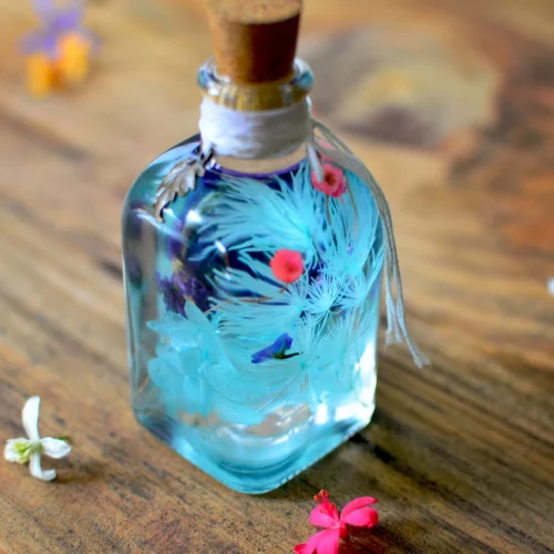 Sapphire Symphony Preserved Flower Tabletop -Plant Life Decor Shop sapphire Symphony 2