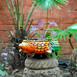 Terracotta Tortoise Planter (Hand Painted)
