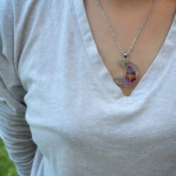 To The Moon Real Dried Flower Necklace -Plant Life Decor Shop tothemoon 5