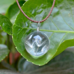 Twines Of Magic Dandelion Real Seeds Necklace -Plant Life Decor Shop twines of magic 1