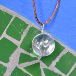 Twines Of Magic Dandelion Real Seeds Necklace -Plant Life Decor Shop twines of magic 3