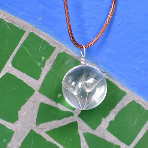 Twines Of Magic Dandelion Real Seeds Necklace 13 Twines Of Magic Dandelion Real Seeds Necklace -Plant Life Decor Shop twines of magic 3