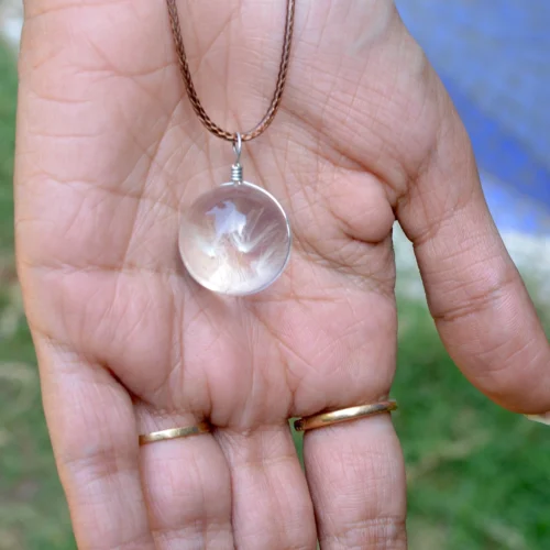 Twines Of Magic Dandelion Real Seeds Necklace 11 Twines Of Magic Dandelion Real Seeds Necklace -Plant Life Decor Shop twines of magic 5