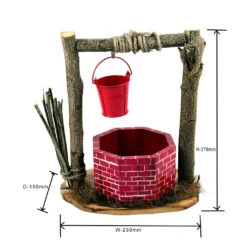 Wishing Well Planter -Plant Life Decor Shop wishing well planter 3