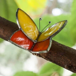 Wrap Around Glass Butterflies